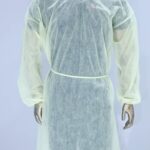 Disposable Isolation Gown with Full Sleeves for Medical and Hygiene Use